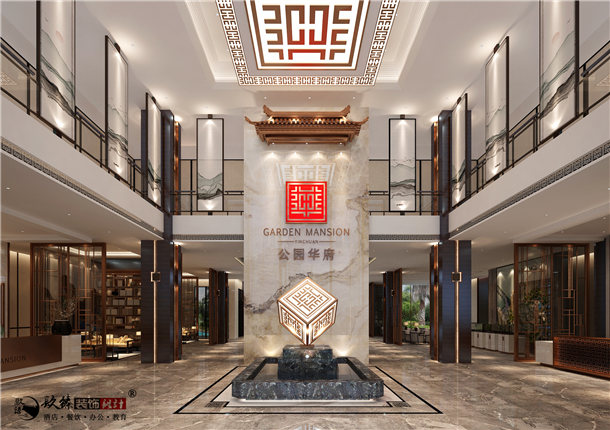 銀川公園華府售樓中心裝修設(shè)計(jì)|擁有強(qiáng)烈的視覺(jué)沖擊感_nxjdhl