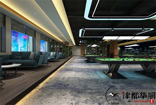 銀川超越臺(tái)球館設(shè)計(jì)方案鑒賞|銀川臺(tái)球館設(shè)計(jì)裝修公司推薦