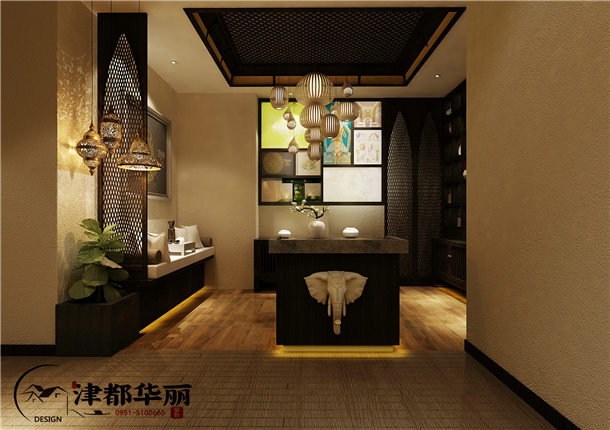 銀川紫荊花養(yǎng)生會所設(shè)計方案|神秘輝煌的唯美空間